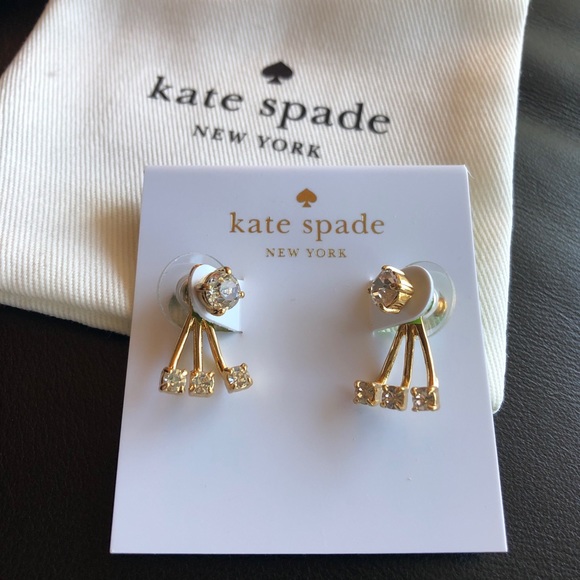 kate spade Jewelry - Kate Spade Dainty Sparkler Ear Jacket Earrings